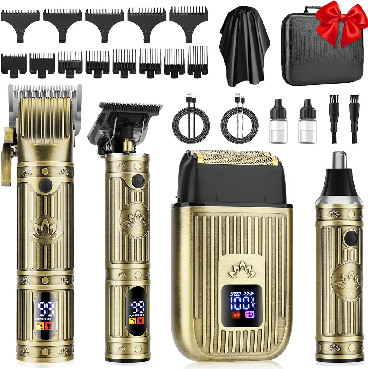 XMSJ Professional Hair Clippers And Beard Trimmer Kit