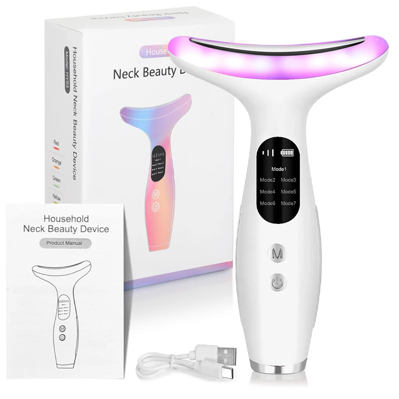 CMH Vibrating Facial Neck Massager With Thermal Skin Care Function