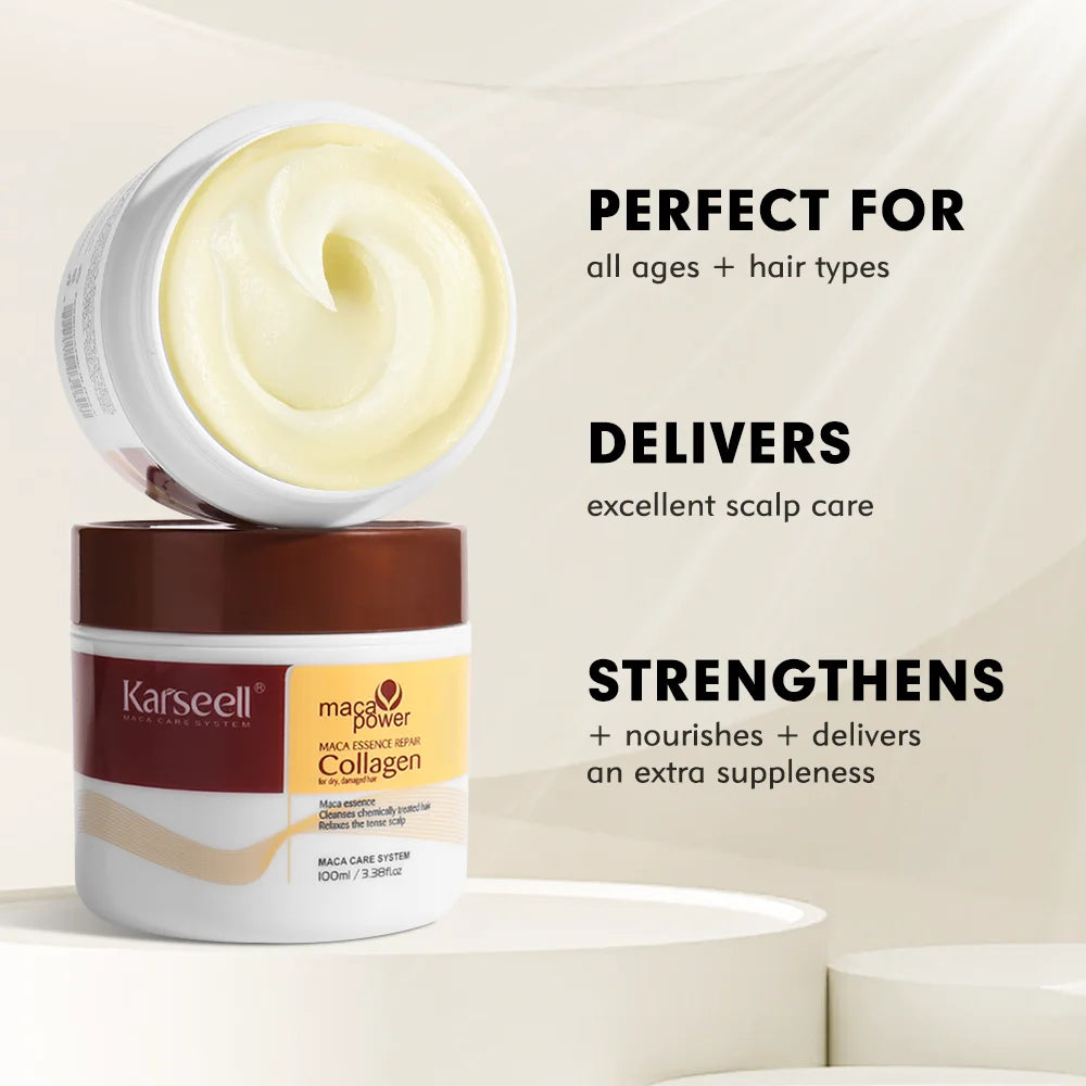 Karseell Collagen Hair Mask Deep Repair Argan Oil Treatment