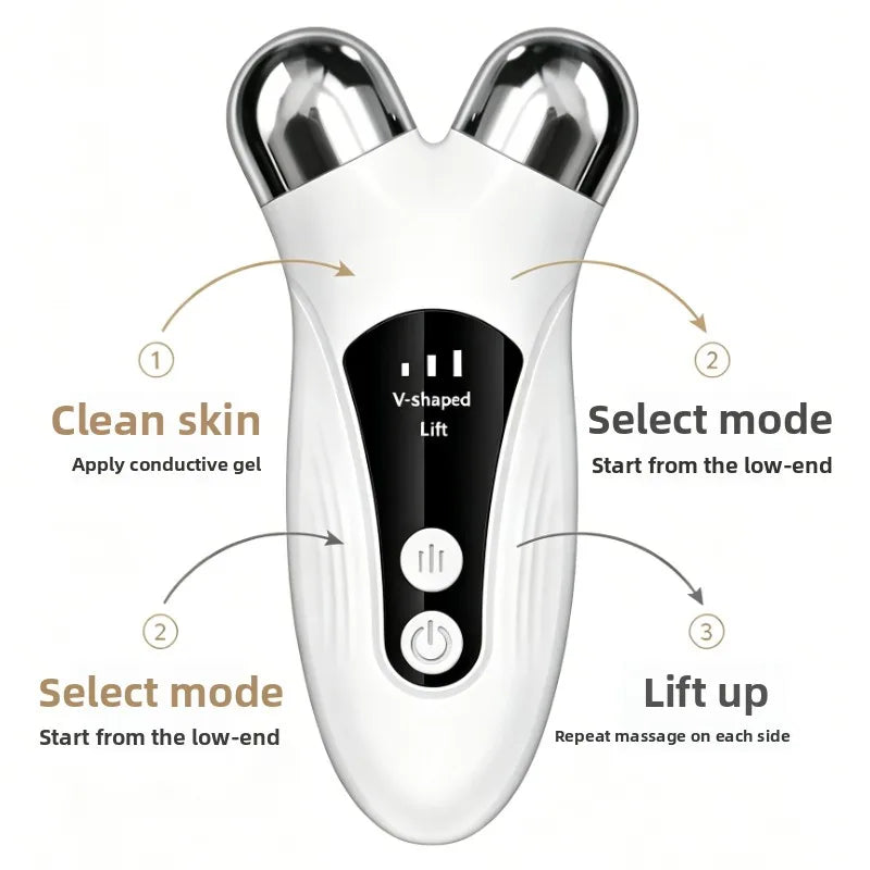 CMH EMS Facial Lifting Roller for Skin Tightening and Rejuvenation