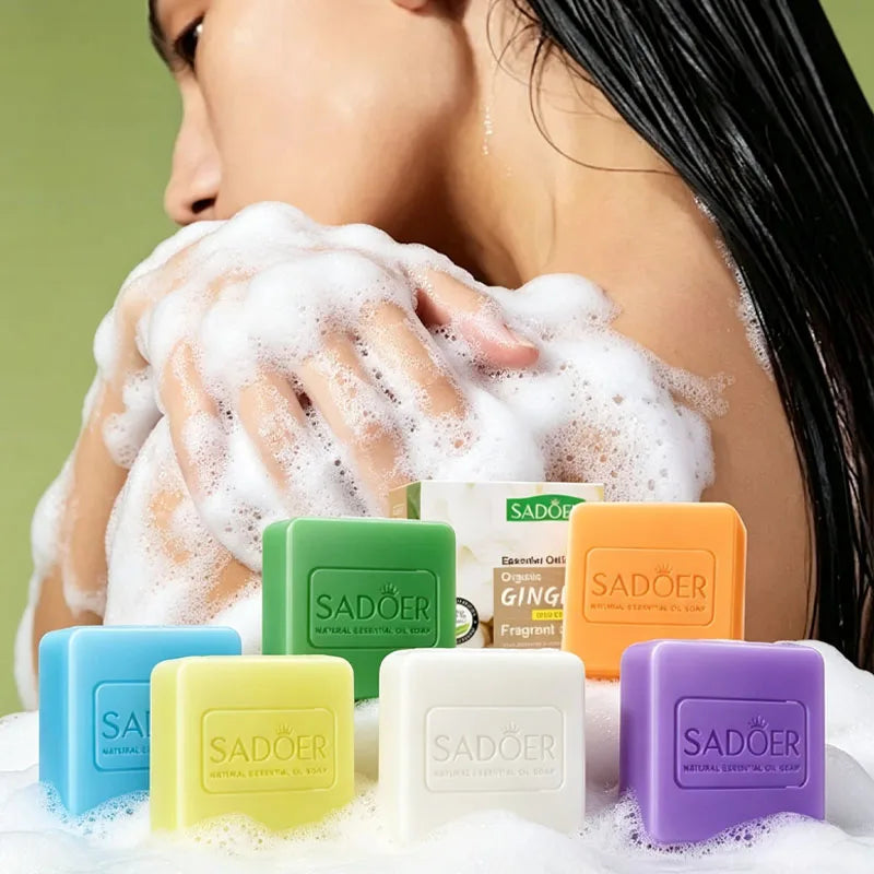 Handmade Face And Body Soap Set With Gentle Moisturizing Care