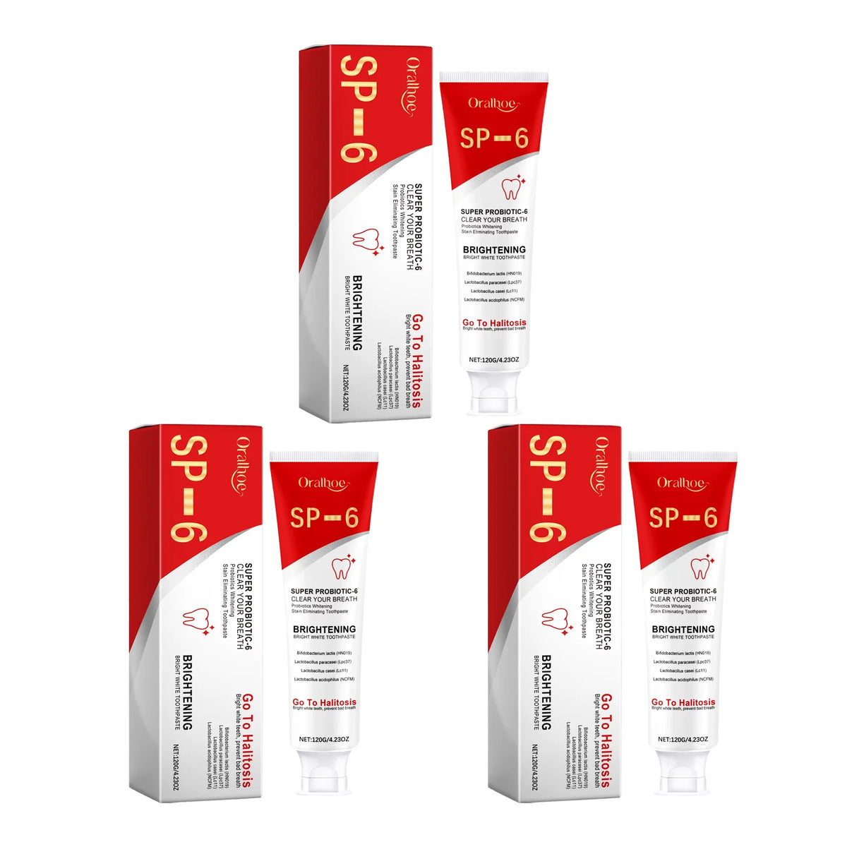 South Moon Probiotic Whitening Toothpaste For Fresh Breath