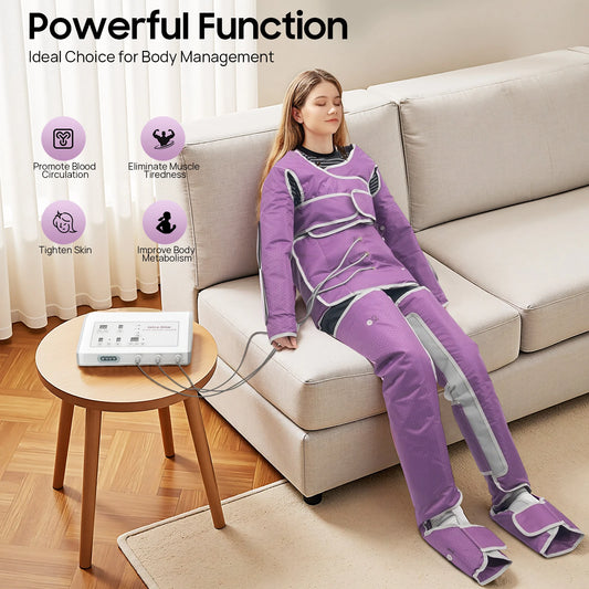 400W Air Pressure Slimming Massage Suit With Adjustable Heat