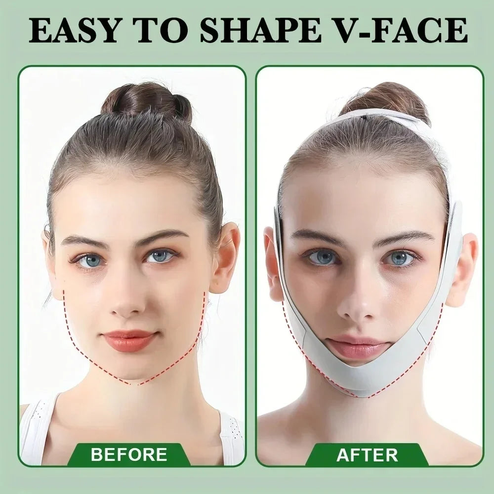 Adjustable V Shape Face Slimming Strap Double Chin Reducer