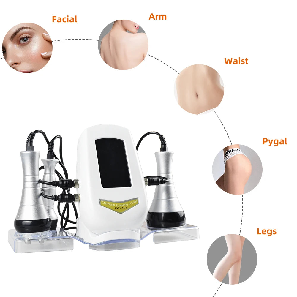 Sentidos 3 In 1 Ultrasonic Cavitation Body Slimming Machine