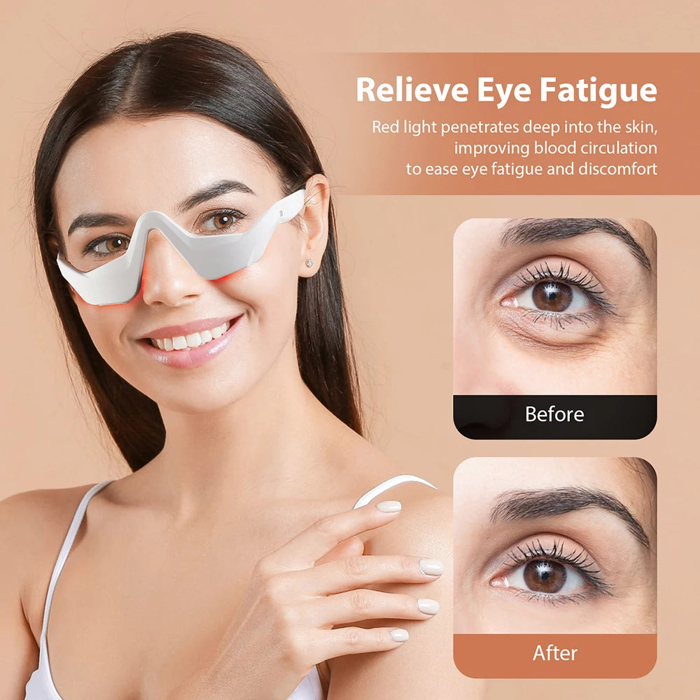 Iebilif Red Light Eye Massager For Eye Care And Relaxation