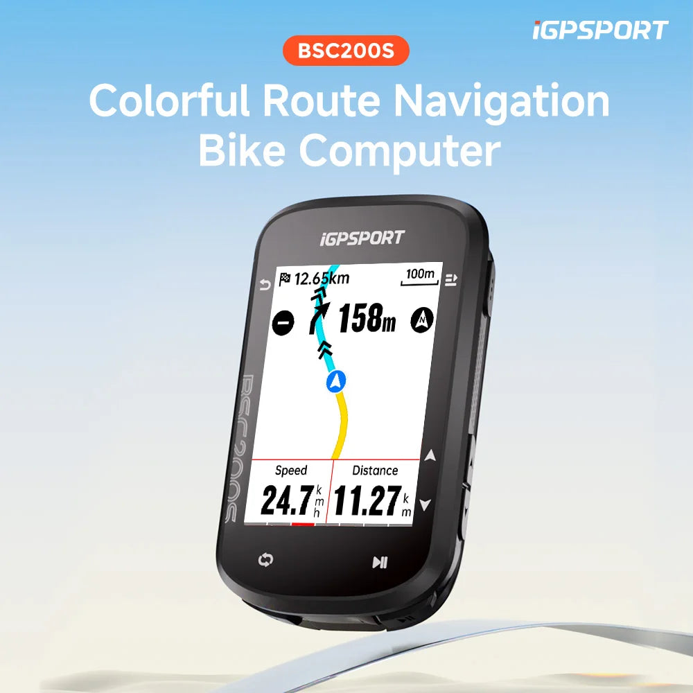 iGPSPORT GPS Bike Computer With Route Navigation And Colorful Screen