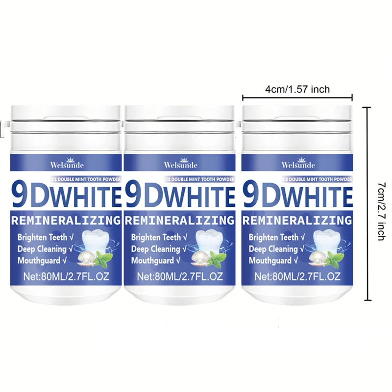 Welsunde Whitening Tooth Powder for Deep Clean and Fresh Breath