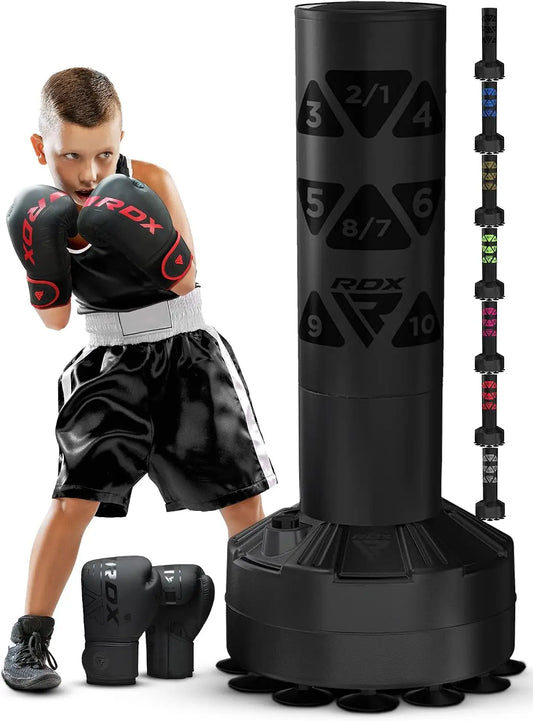 Kids Freestanding Punching Bag with Heavy Duty Suction Cup Stand
