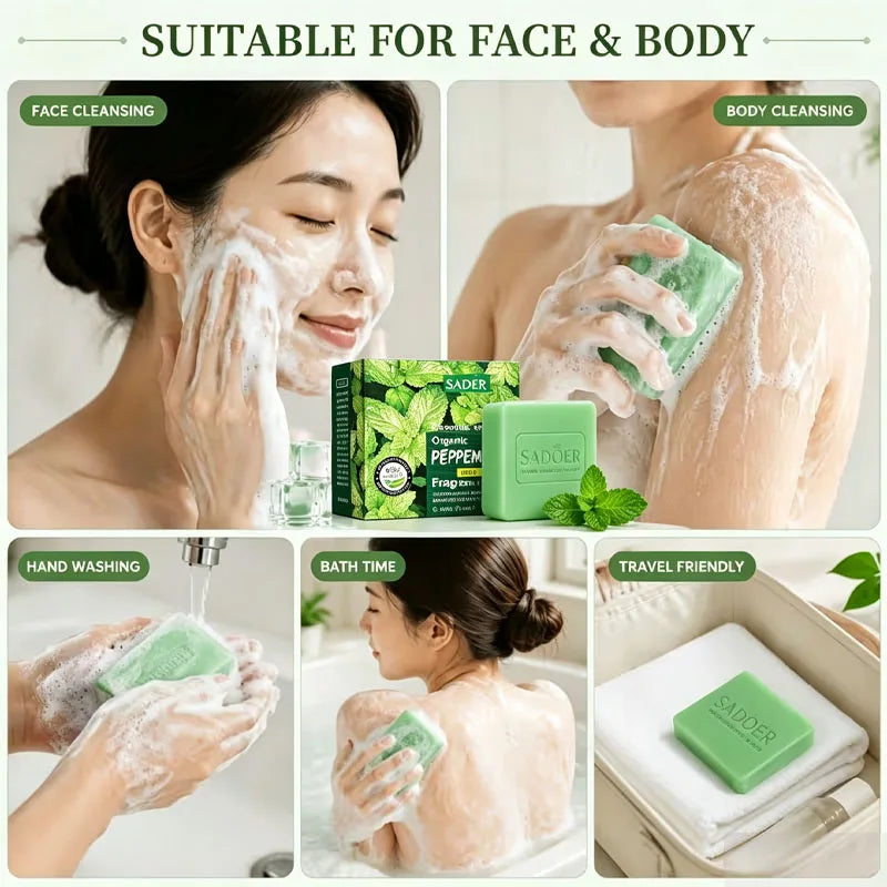 Handmade Face And Body Soap Set With Gentle Moisturizing Care