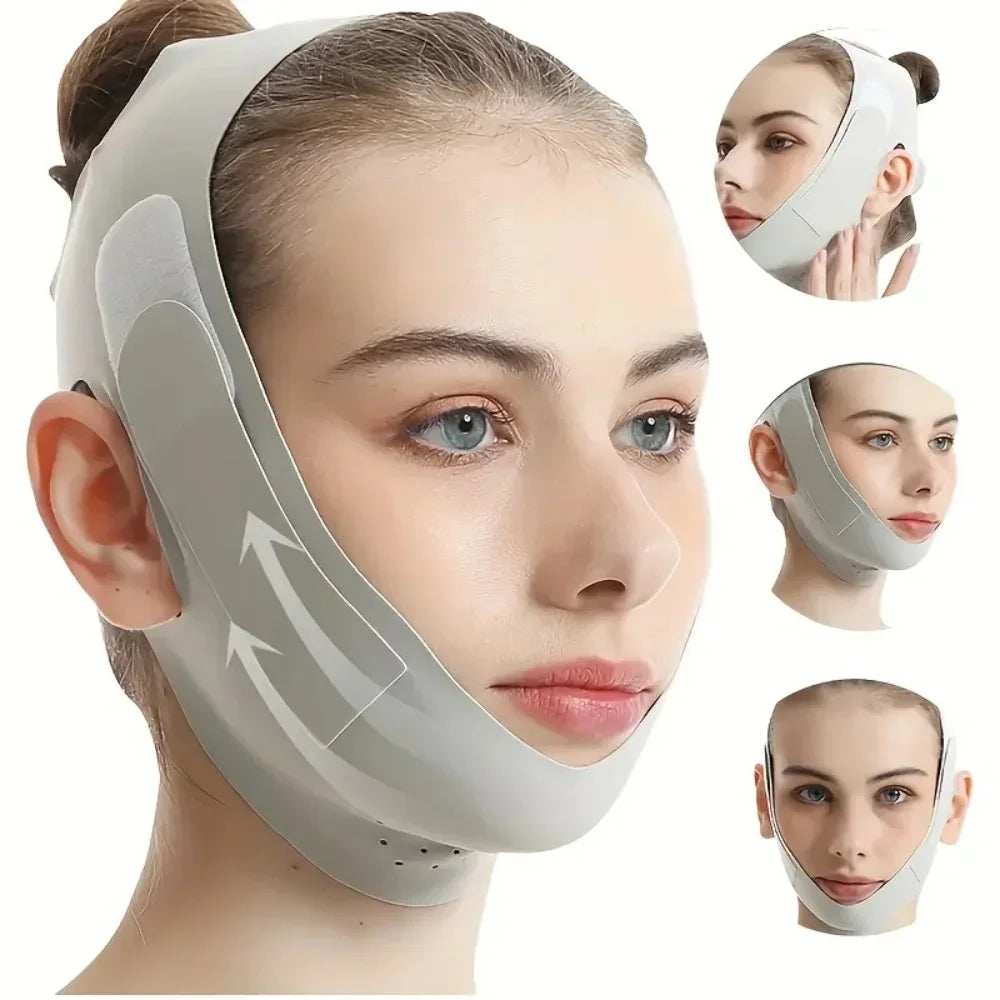 Adjustable V Shape Face Slimming Strap Double Chin Reducer