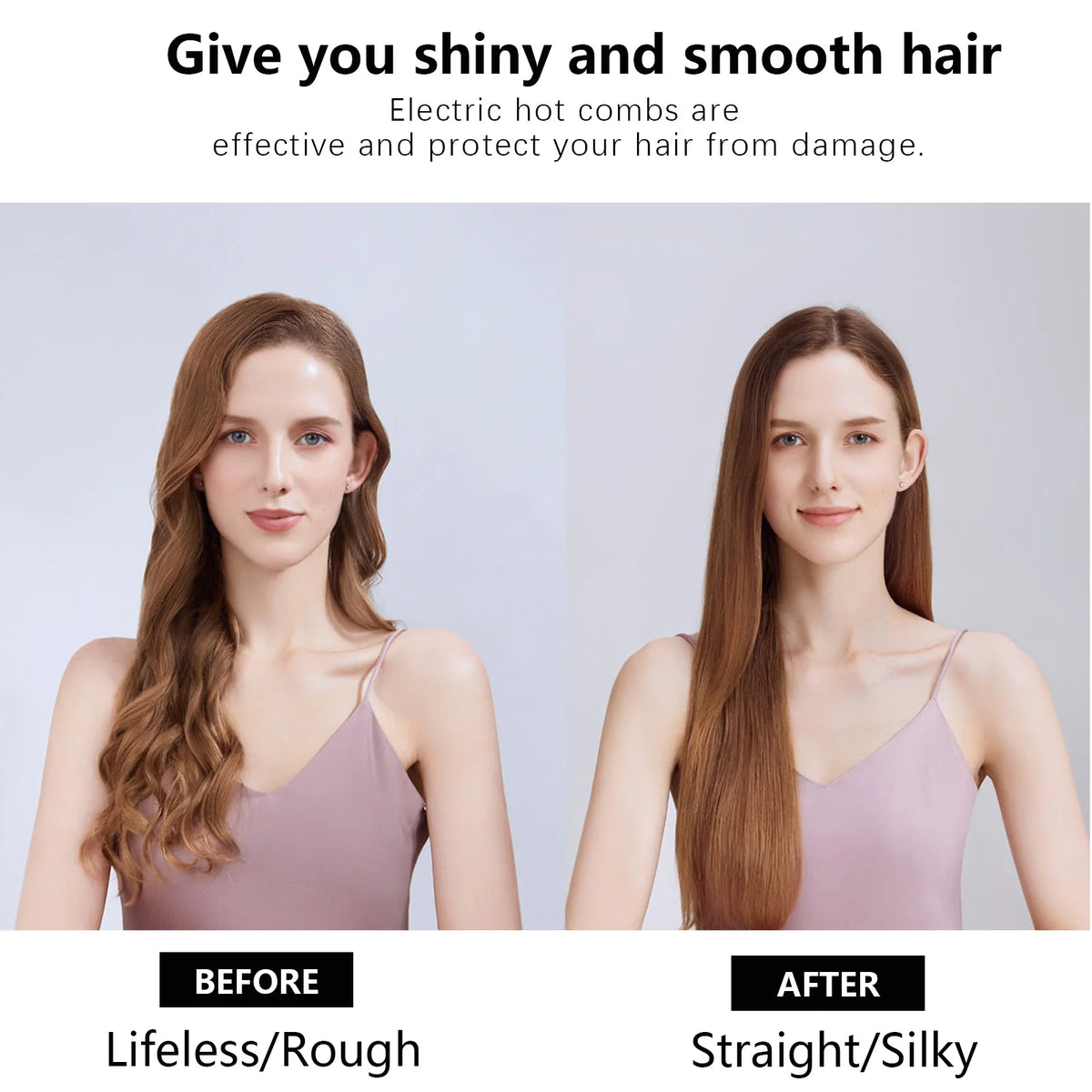 Dual Voltage Hot Comb for Wigs and Human Hair Styling