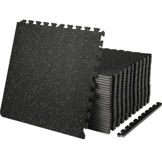 SucceBuy Interlocking Gym Floor Mats for Home Workout and Exercise