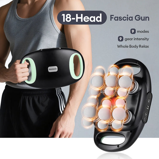 Iebilif Red Light Deep Tissue Percussion Massage Gun