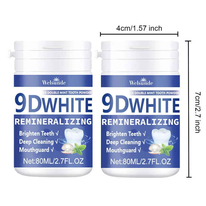Welsunde Whitening Tooth Powder for Deep Clean and Fresh Breath
