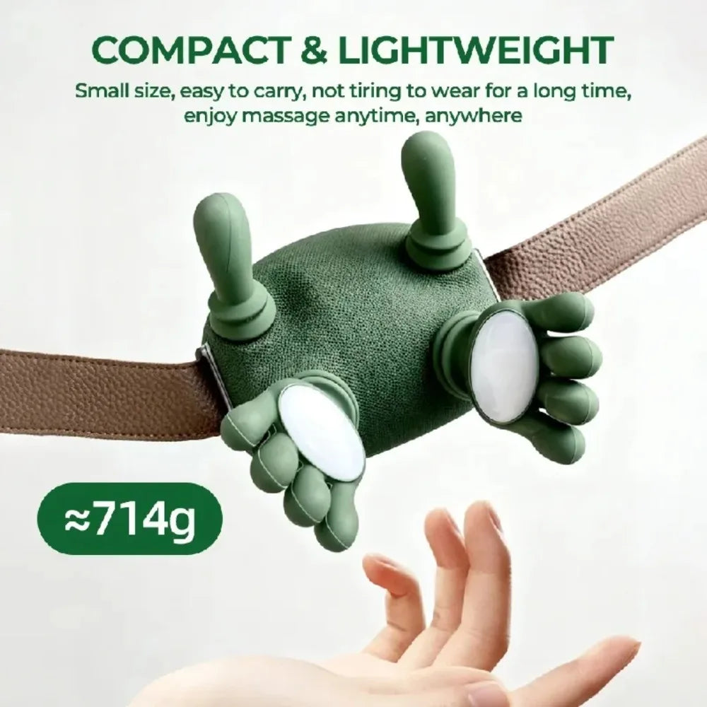 Wireless 4D Kneading Neck And Shoulder Massager With Brushless Motor