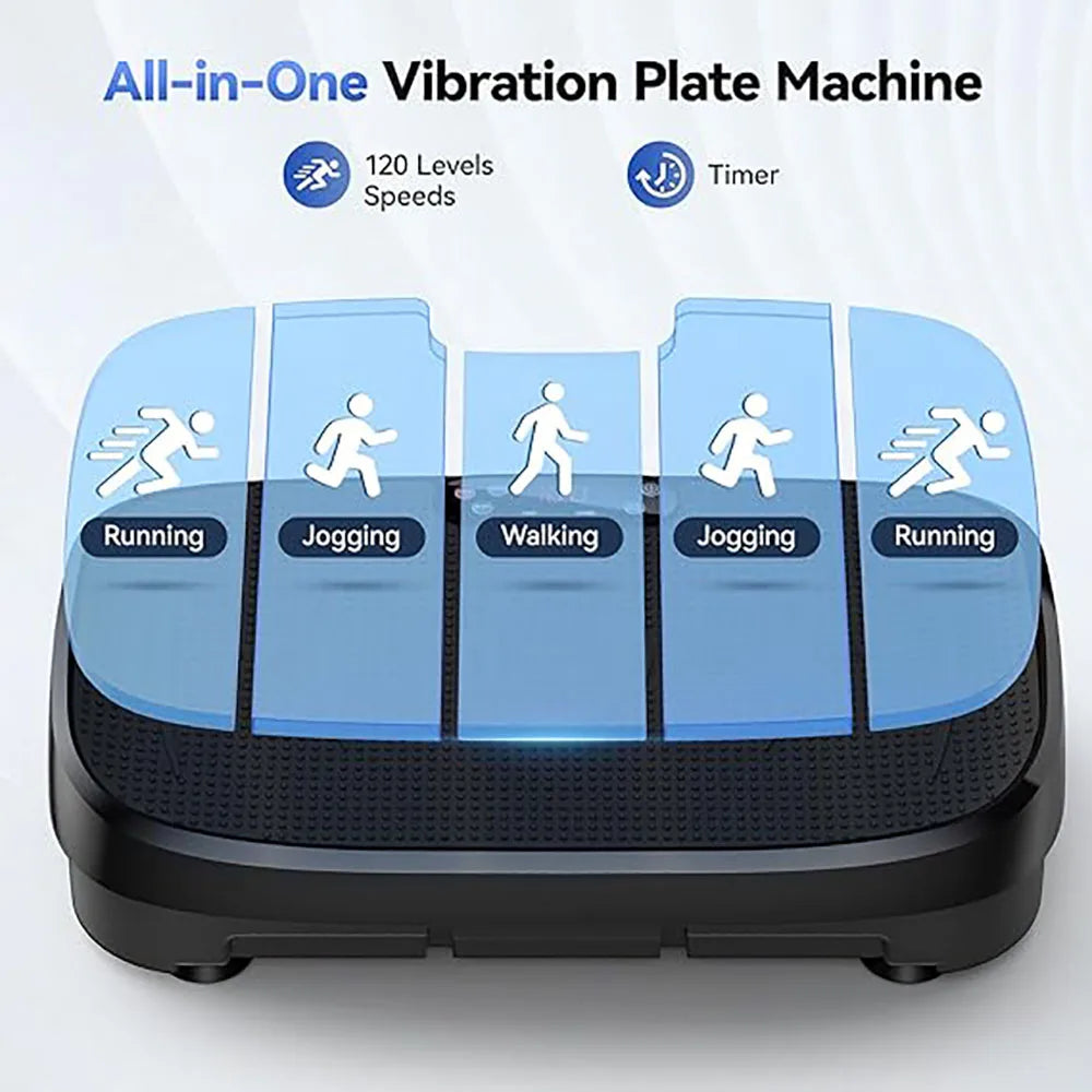 HTM Multi Function Vibration Plate Trainer for Home Fitness
