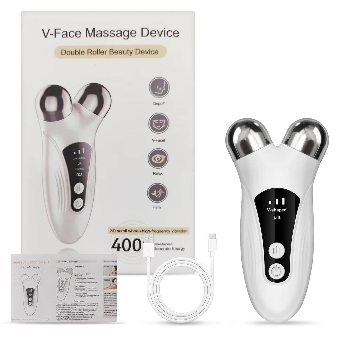 CMH EMS Facial Lifting Roller for Skin Tightening and Rejuvenation