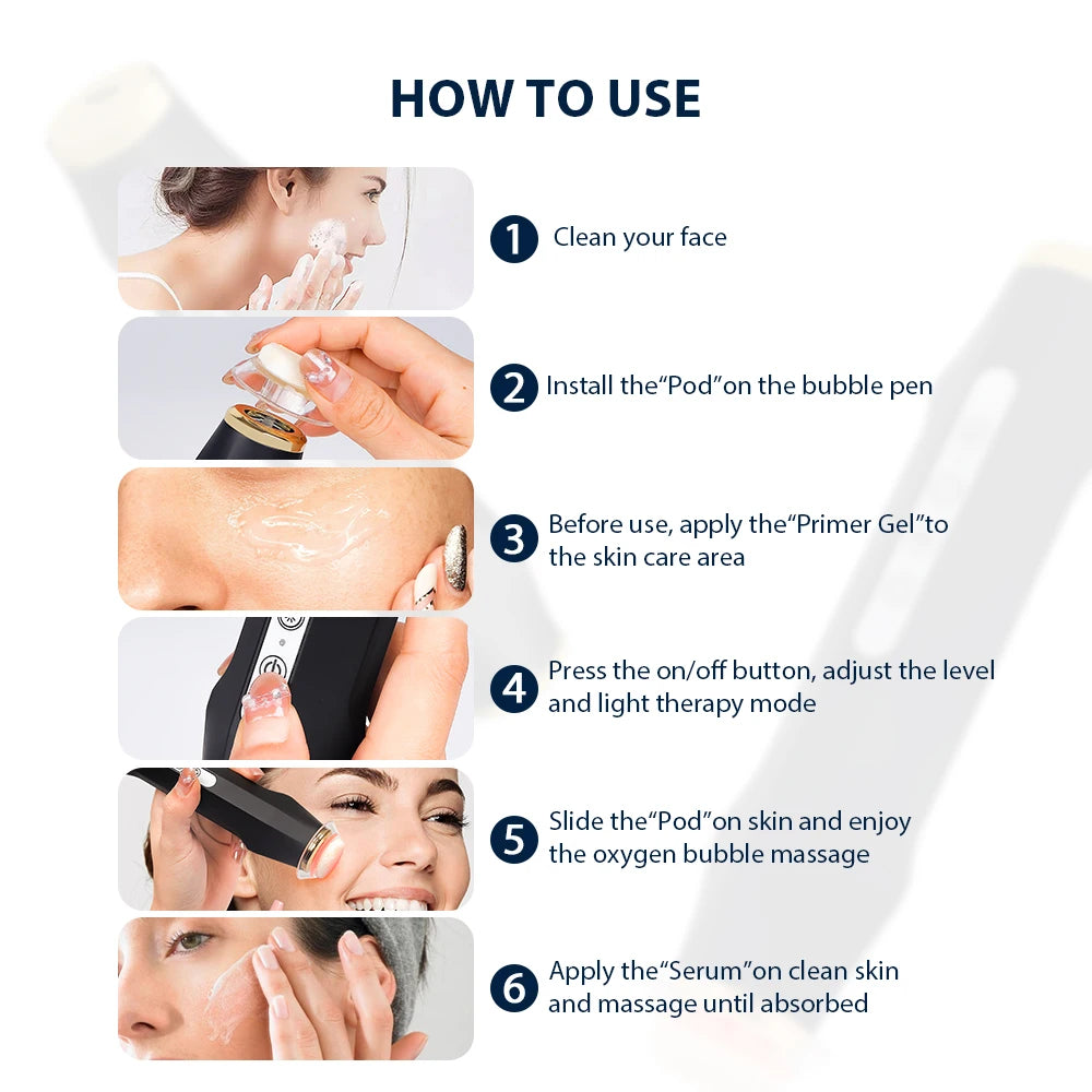Iebilif CO2 Oxygen Bubble Facial Machine For Home Skin Care