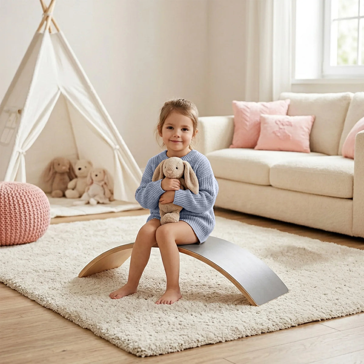 Kids Sensory Rocker Board for Balance Training and Coordination