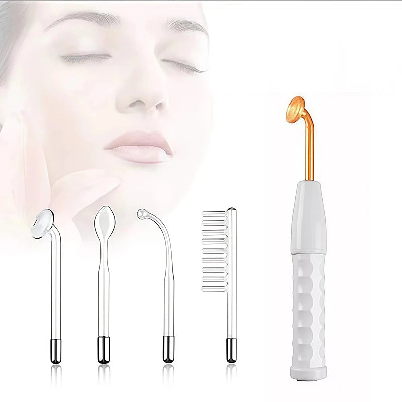 Portable Electric High Frequency Facial Massager Skin Care Stick