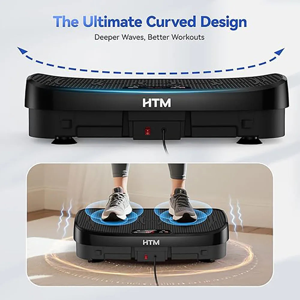 HTM Multi Function Vibration Plate Trainer for Home Fitness