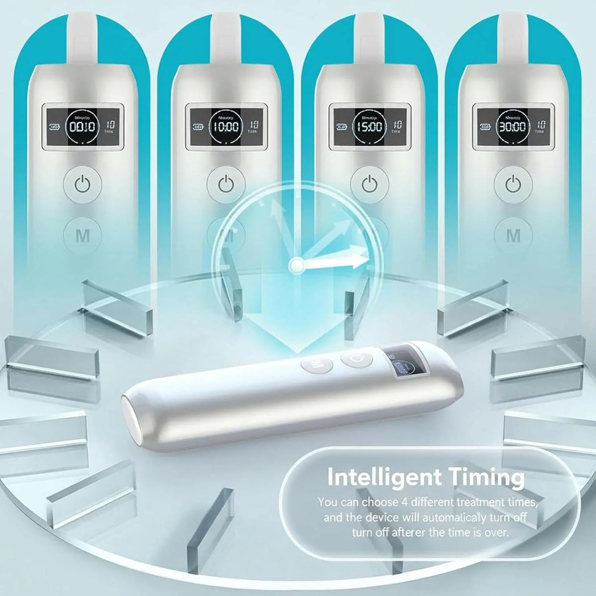 Portable LED Teeth Whitening Accelerator Lamp With Oral Care Tray