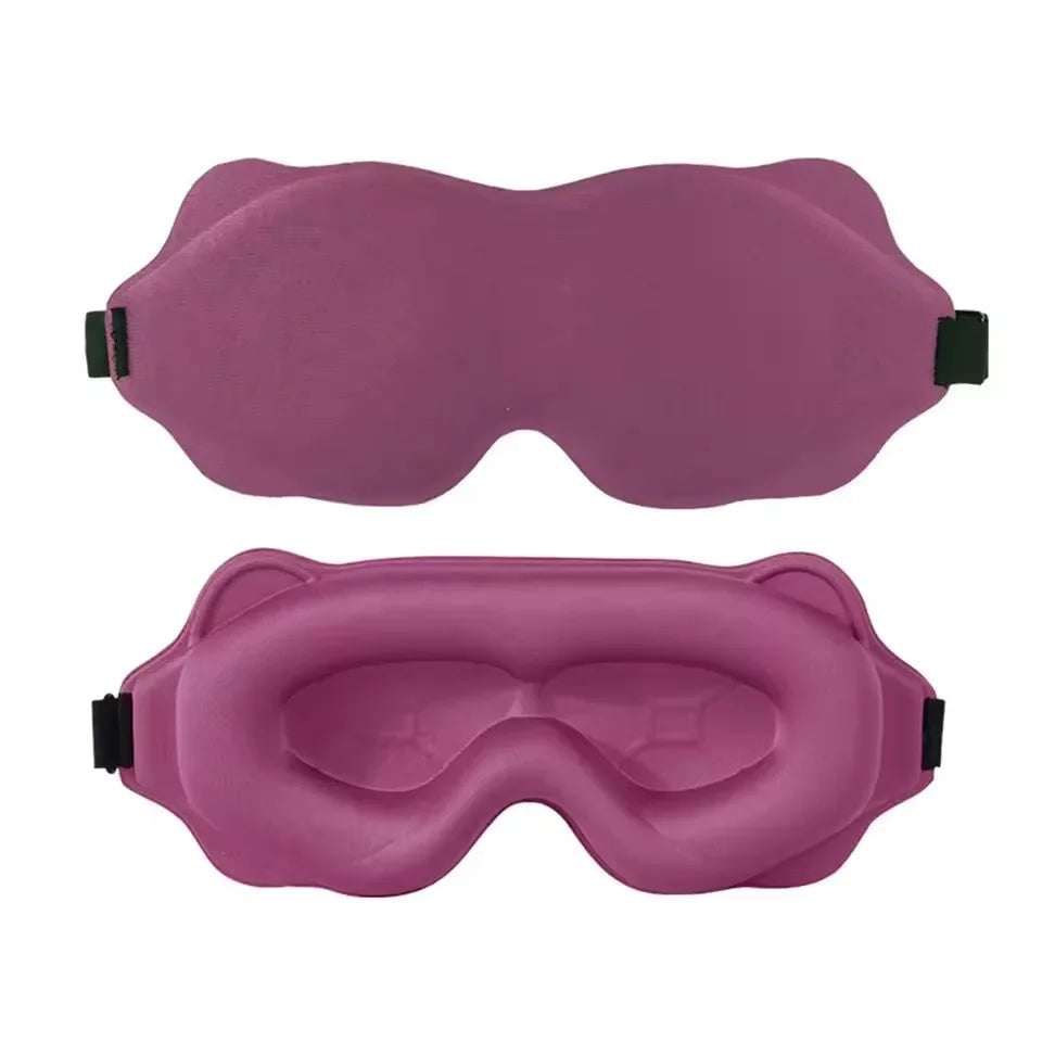 3D Contoured Sleep Mask Blindfold For Comfortable Light Blocking