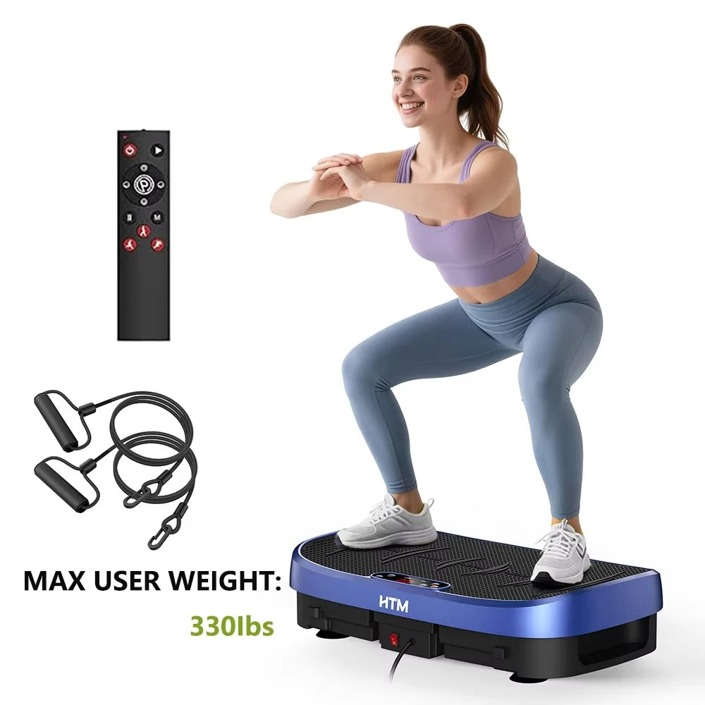 HTM Multi Function Vibration Plate Trainer for Home Fitness