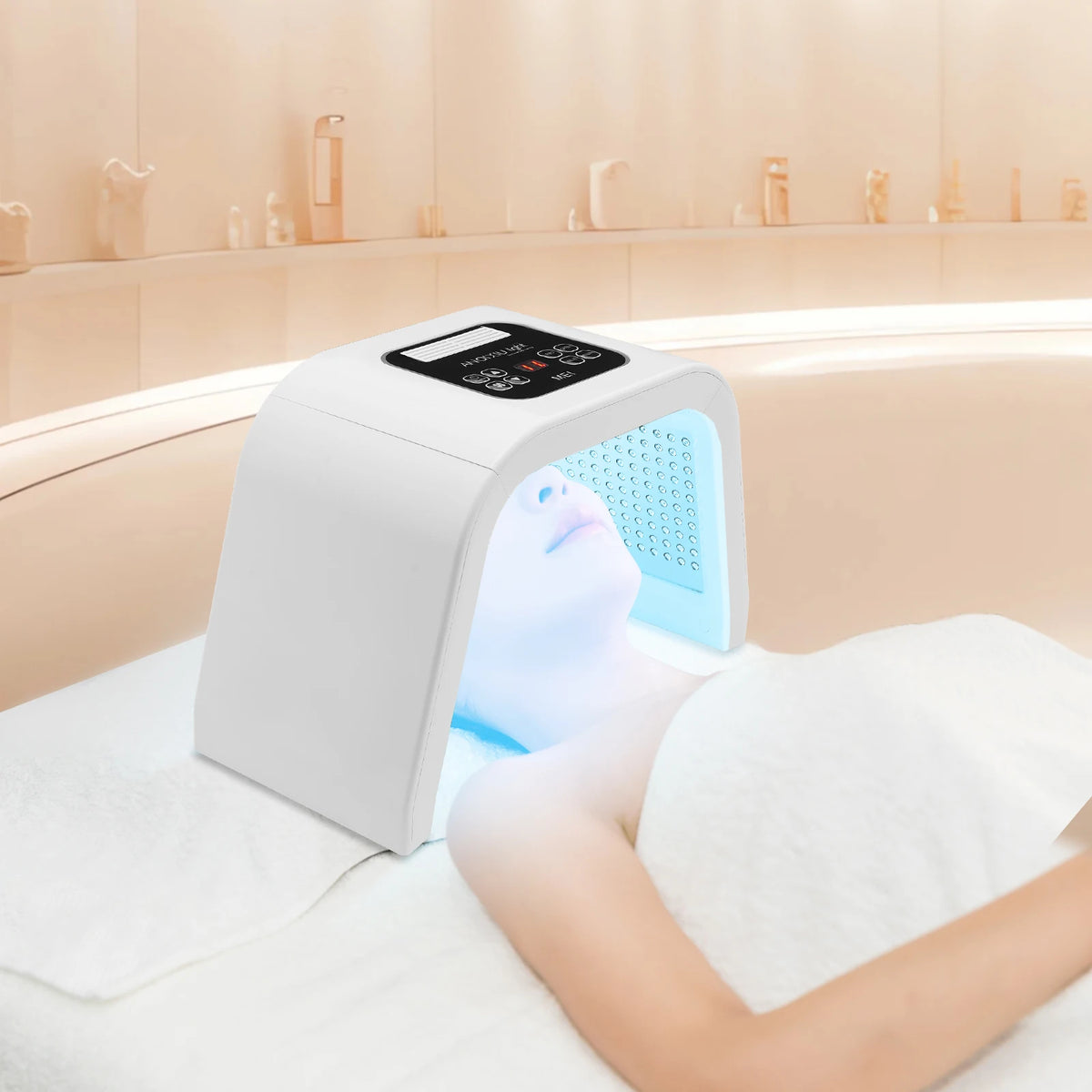LED Facial Skin Care Light Therapy Machine for Beauty Salons