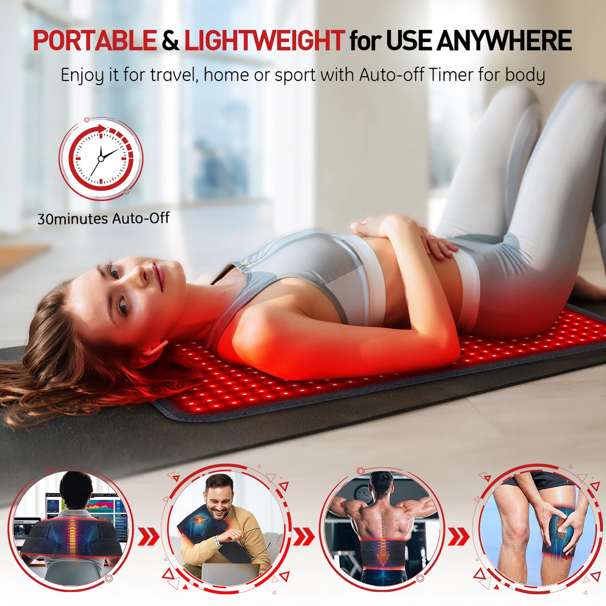 Astarexin Infrared Light Therapy Pad For Muscle Pain Relief