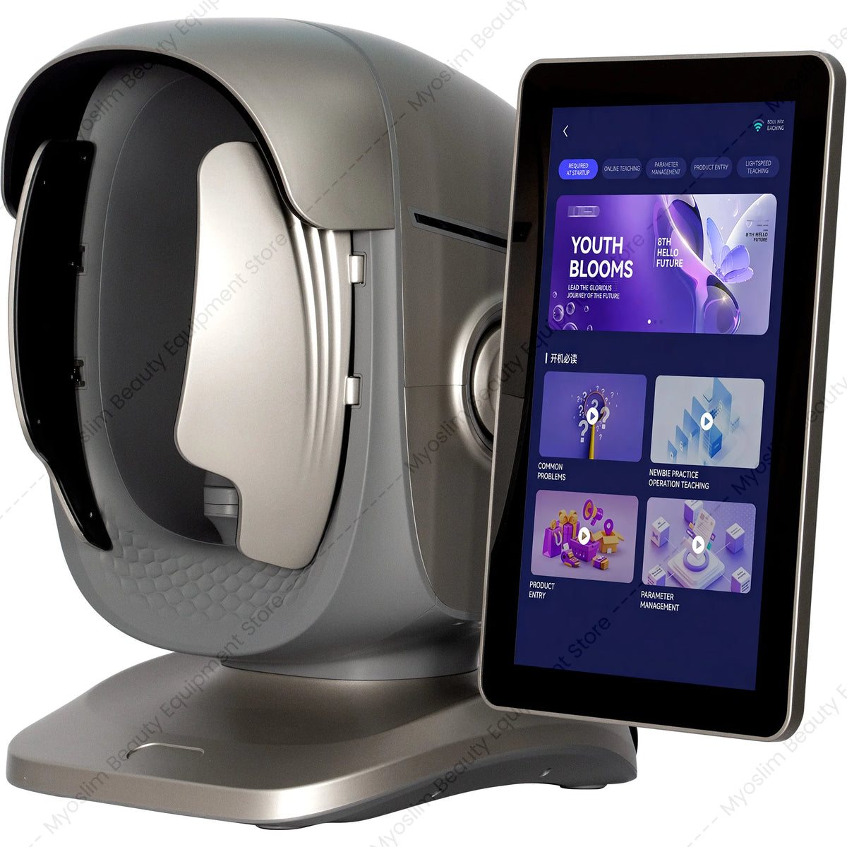 X3 Pro All‑in‑One AI Skin  Scalp Analyzer 8 Spectral Imaging Professional Salon Skin Hair Detection Machine with Report Output.