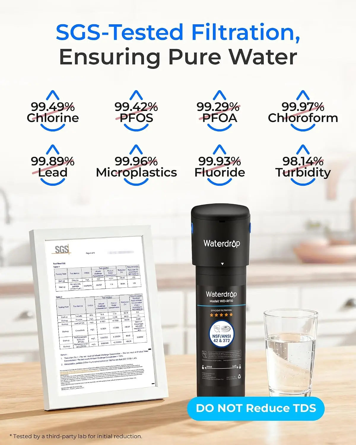 Waterdrop Under Sink Water Filter System For Clean Tasting Water